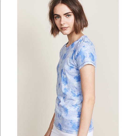 rag & bone Tops - 🆕NWT!! Rag and Bone Tee Tie Dye blue no flaws!